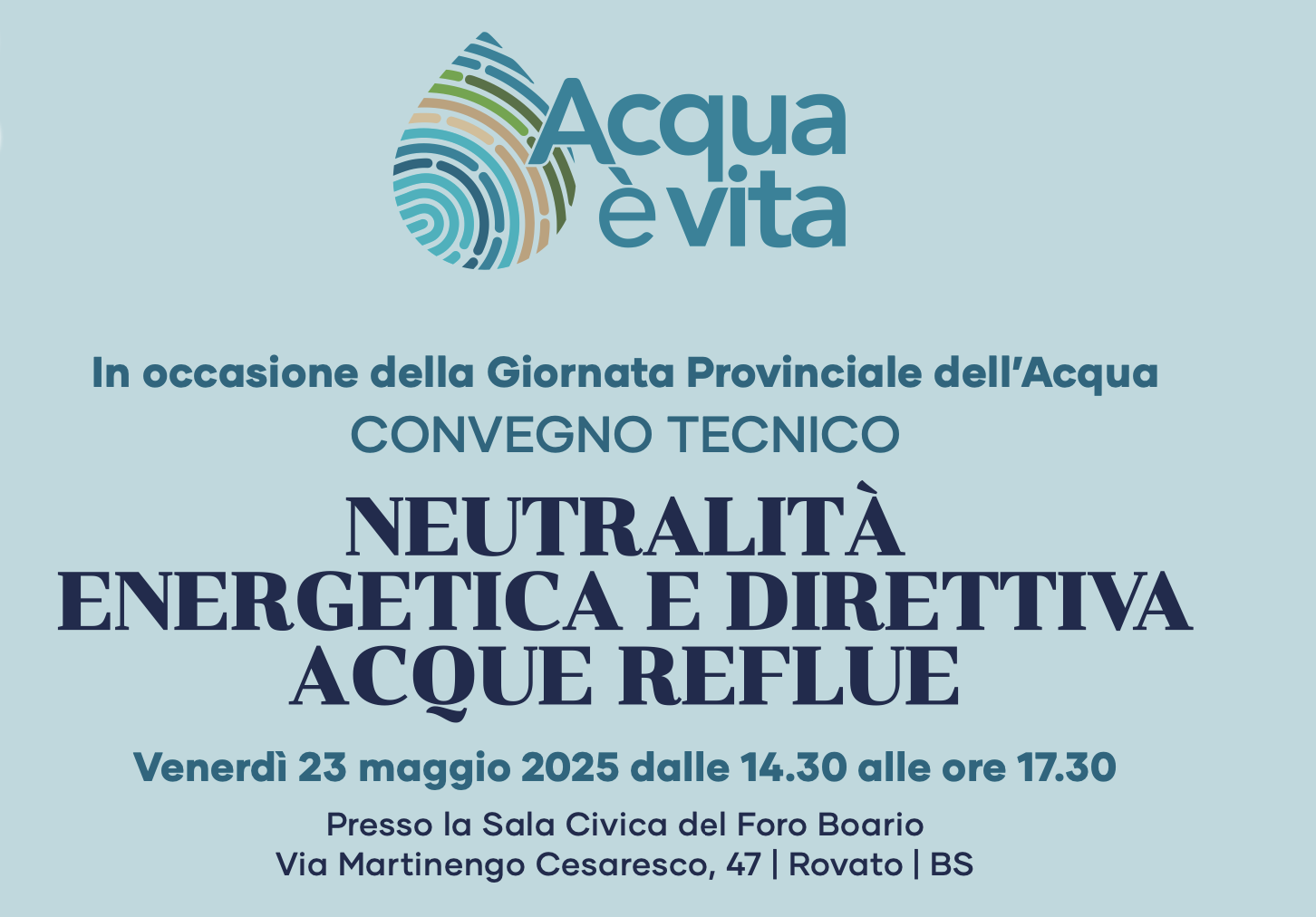 Neutralità energetica e direttiva acque reflue